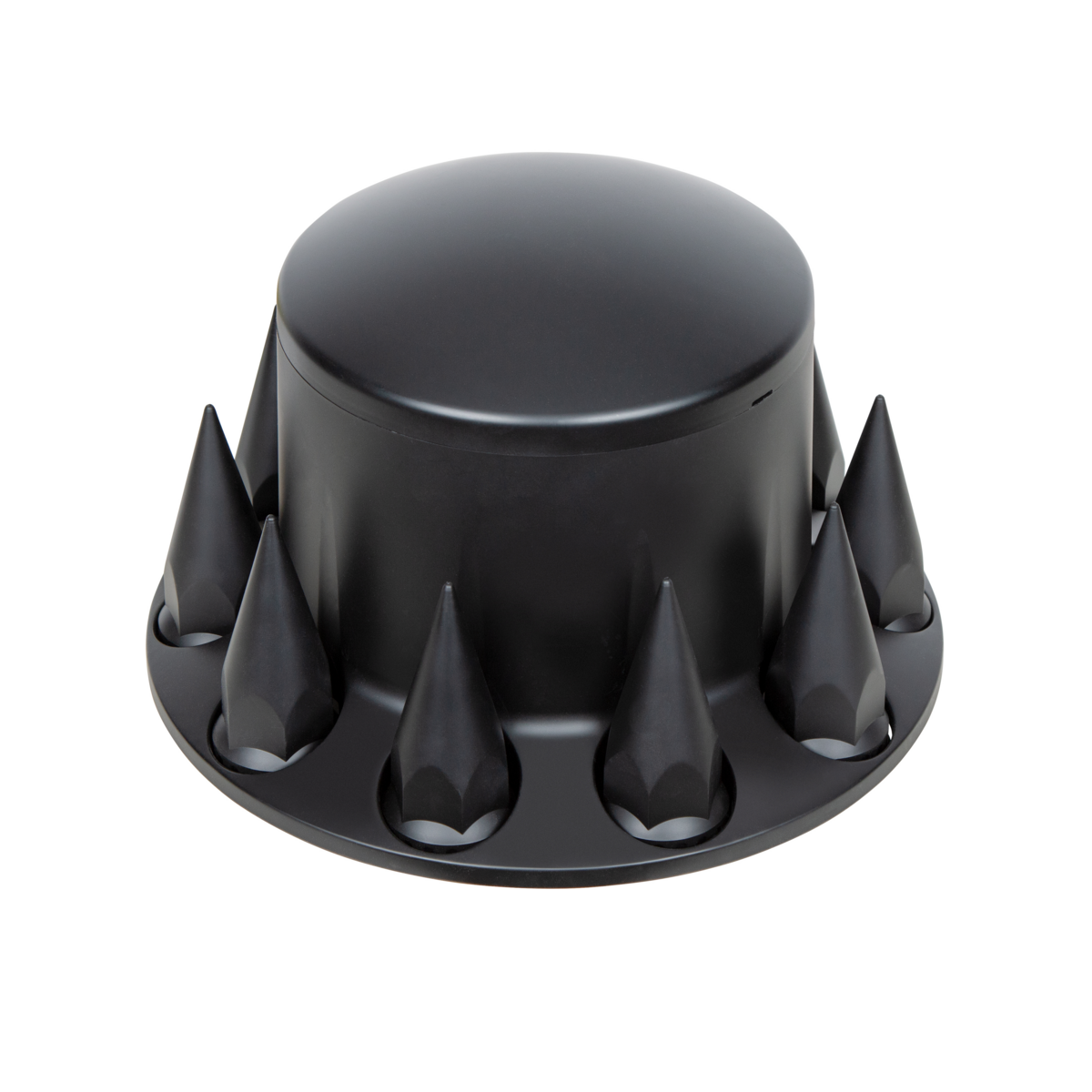 Dome Rear Axle Cover With 33mm Spike Thread-On Nut Covers - Matte Black