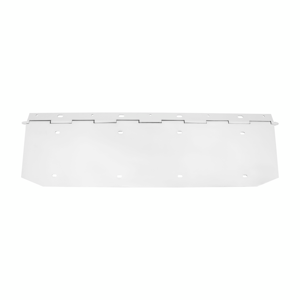 Chrome 2 License Plate Angled Holder With Hinge