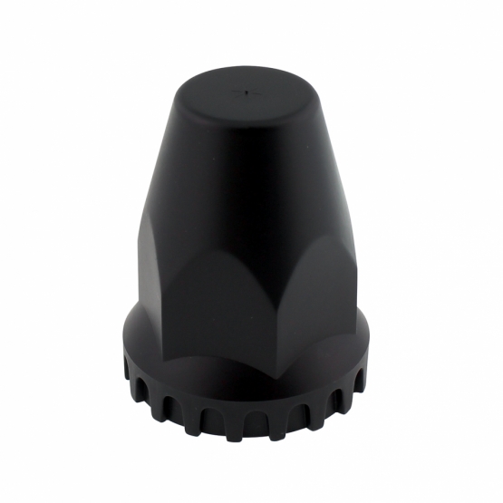 33mm X 2-3/4" Matte Black Nut Original Nut Cover With Flange - Thread-On (Bulk)