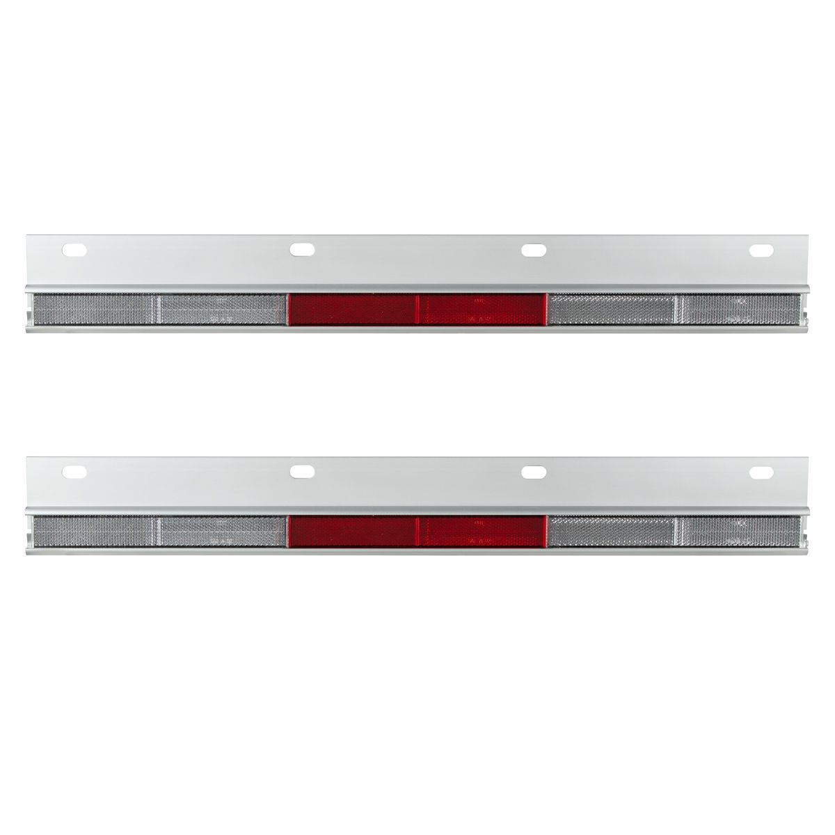 Straight Conspicuity Reflector Plate (Card of 2)