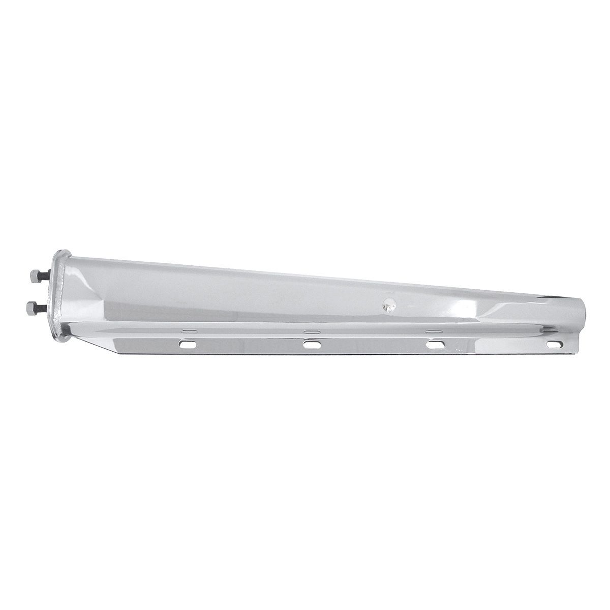 30" Chrome Heavy Duty Mud Flap Hangers - 2" Bolt Pattern (Pair)
