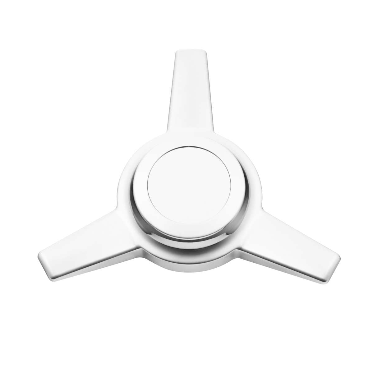 Chrome Metal Die-Cast 3 Straight Bar Spinner Only