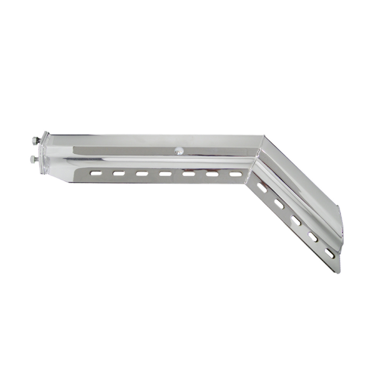 30" 430SS 45-Degree Angled Heavy Duty Mud Flap Hangers-2.5" Bolt Pattern (Pair)