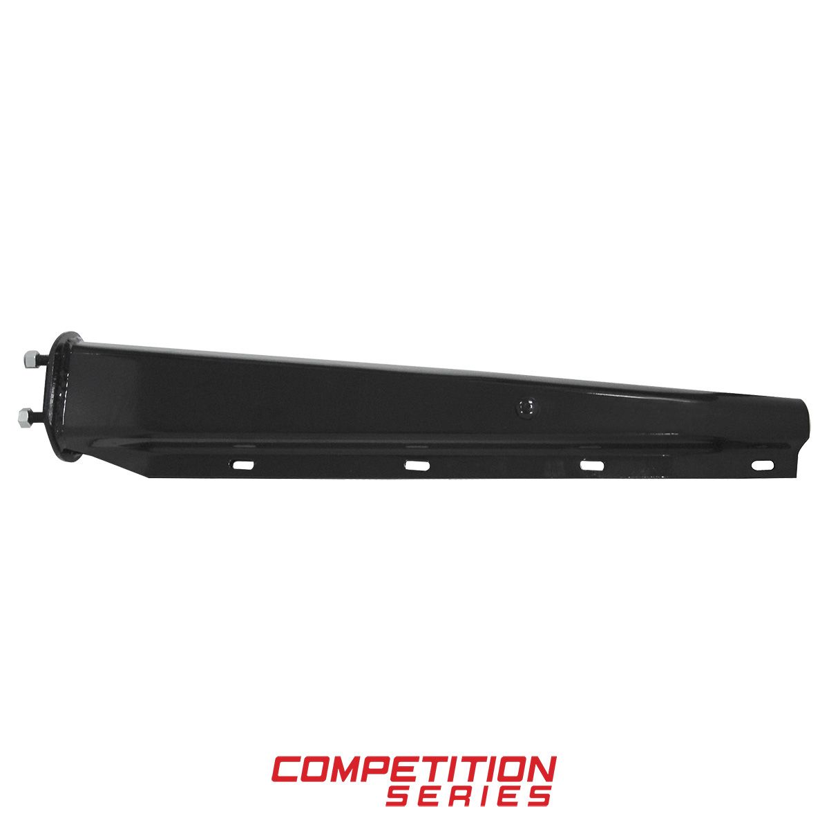 30" Black Heavy Duty Mud Flap Hangers - 2-1/2" Bolt Pattern - Competition Series (Pair)