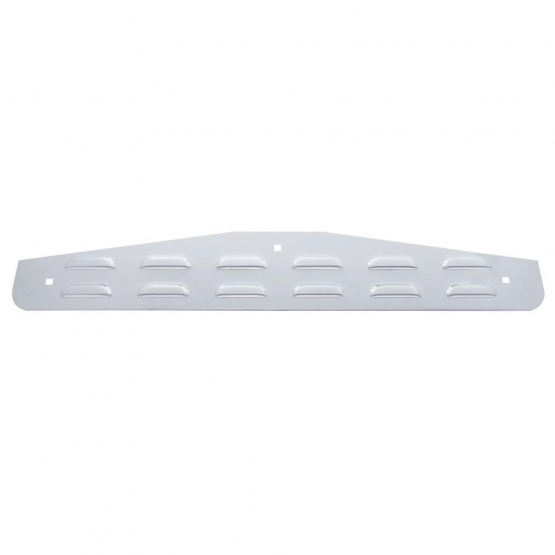 4" X 24" Stainless Louvered Bottom Mud Flap Plate - Bolt Thru