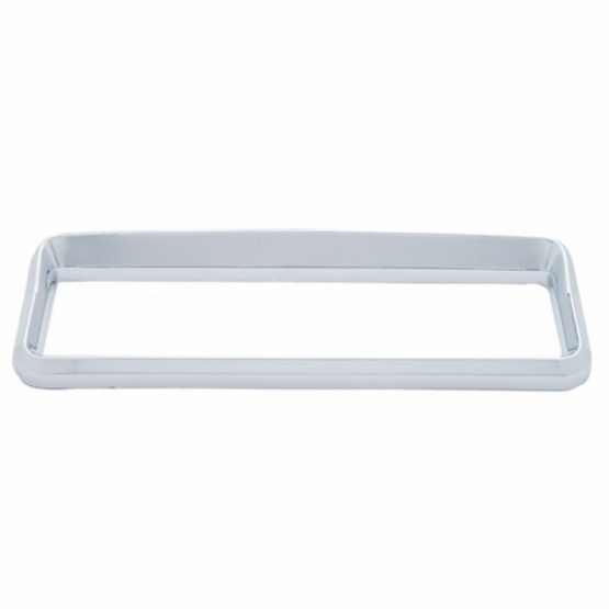 Chrome "Studio Sleeper" Bezel With Visor For Kenworth