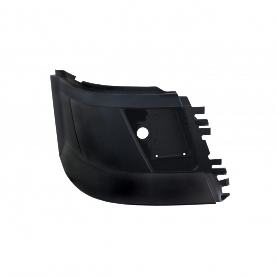 Bumper End With Fog Light Hole (Screw Mount) For 2003-2017 Volvo VNL - Passenger
