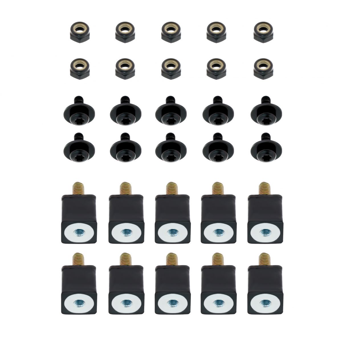 Black Grille Screw Set For 2003-2017 Volvo VNL (Bulk)