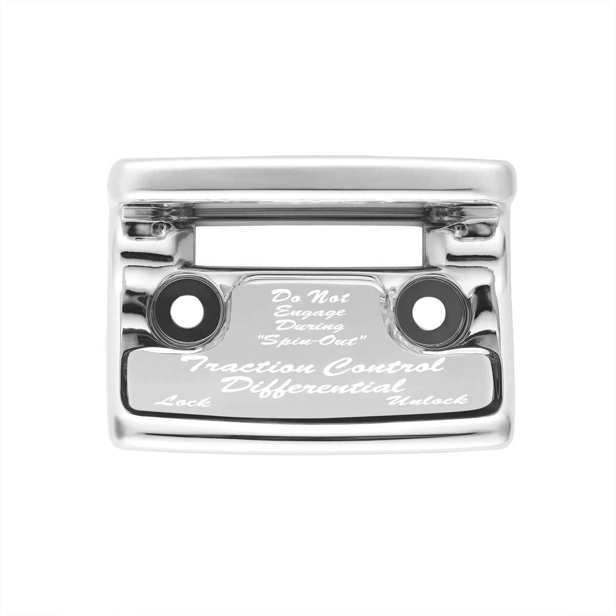 "Traction Control Differential" Switch Guard With Silver Sticker