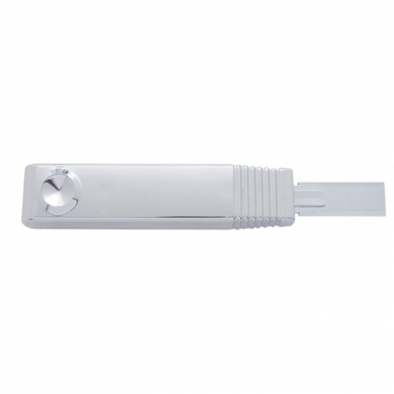 Chrome Turn Signal Lever Cover - Indented