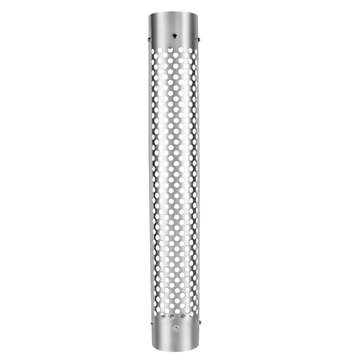 48" Tall 180 Degree Stainless Exhaust Muffler Shield For 5" Diameter Exhaust - Round Slot