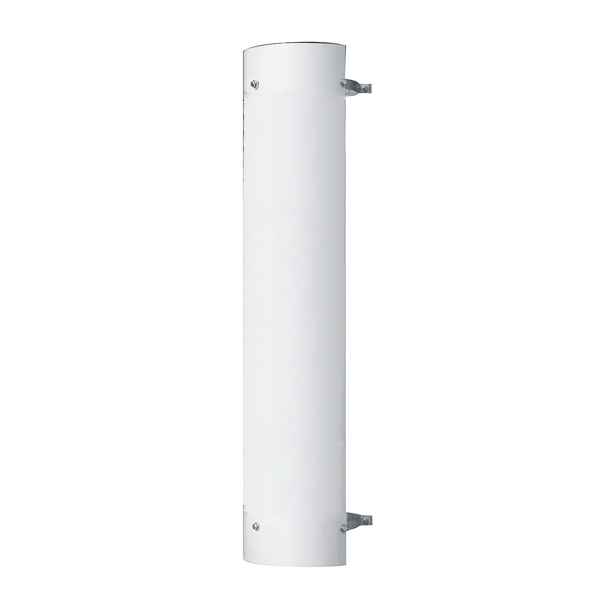 48" Tall 270 Degree Stainless Exhaust Muffler Shield For 10" Diameter Exhaust - Plain