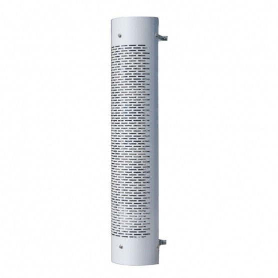 48" Tall 270 Degree Stainless Exhaust Muffler Shield For 10" Diameter Exhaust - Horizontal Slot