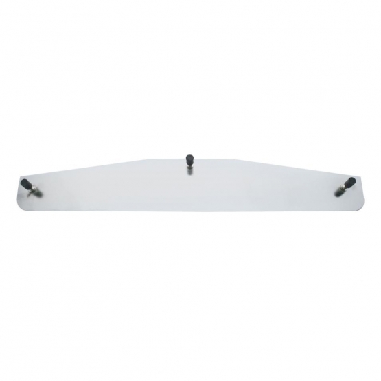 3" X 18" 304 Stainless Standard Bottom Mud Flap Plate - Welded Stud