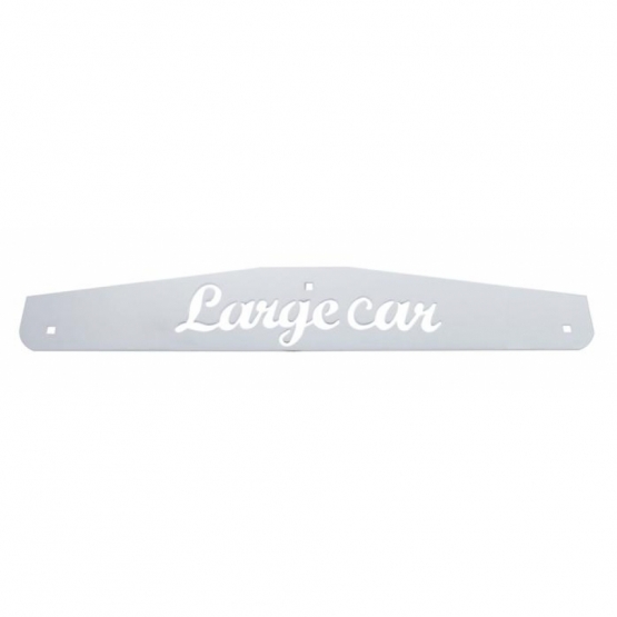 4" X 24" Stainless Largecar Bottom Mud Flap Plate - Bolt Thru