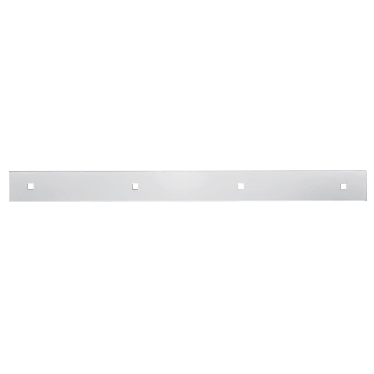 2" X 24" 430 Stainless Steel Top Mud Flap Plate - Bolt Thru