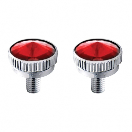 6mm CB Mounting Bolt With Red Crystal (2-Pack)