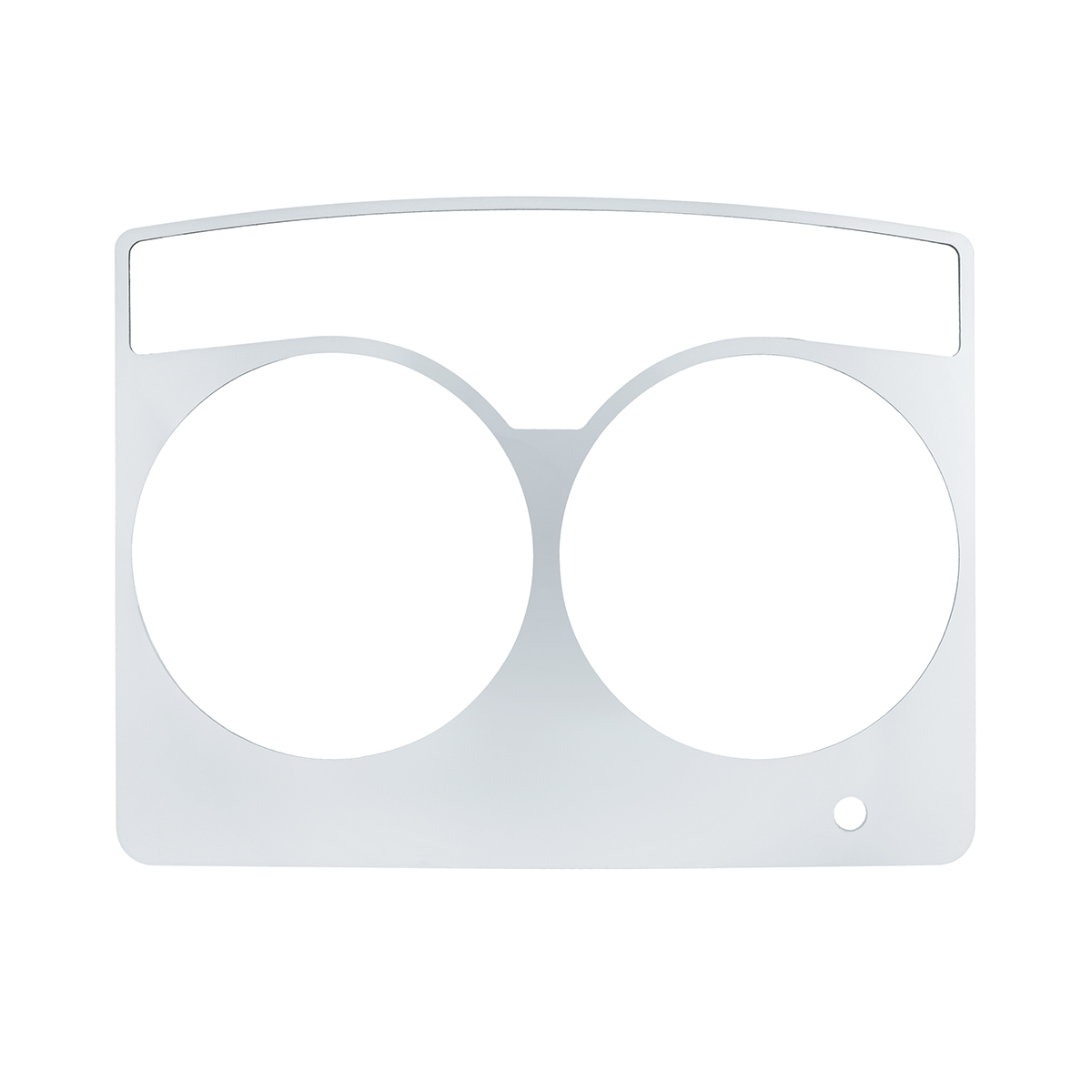 Stainless Speed/Tachometer Dash Panel Trim For 2006+ Kenworth W900, T800, & C500