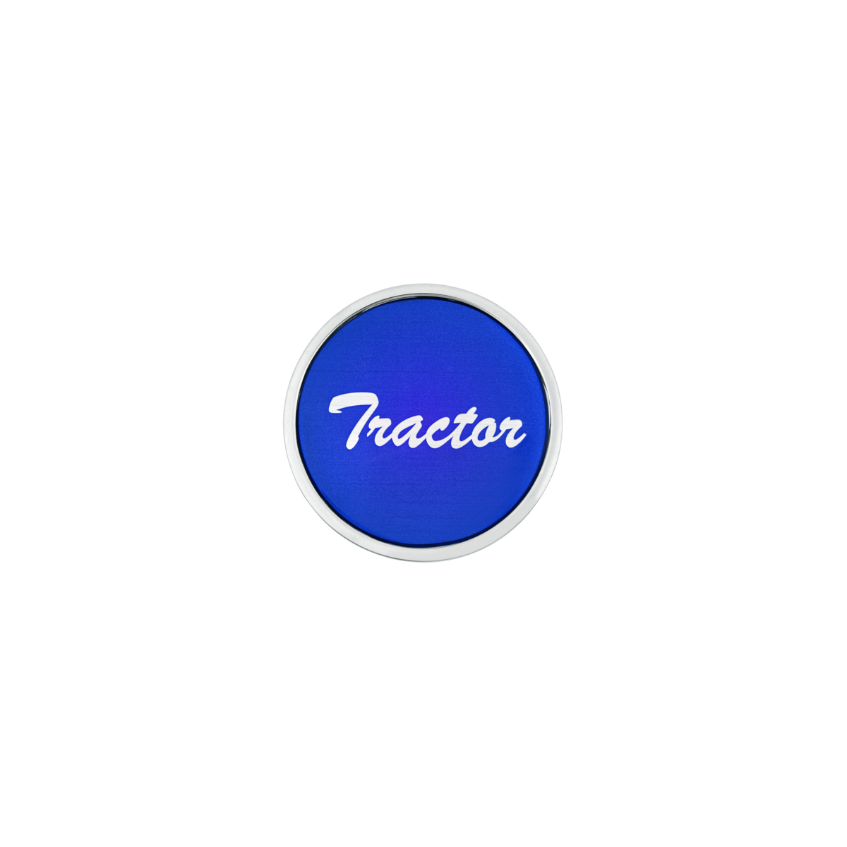 "Tractor" Long Air Valve Knob - Blue Glossy Sticker
