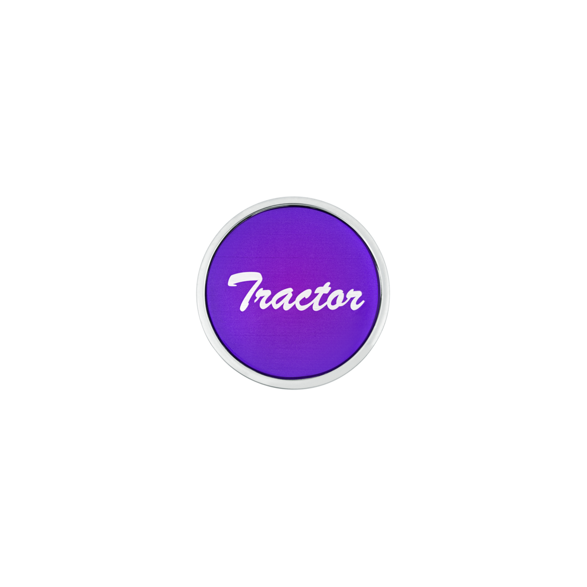 "Tractor" Long Air Valve Knob - Purple Glossy Sticker