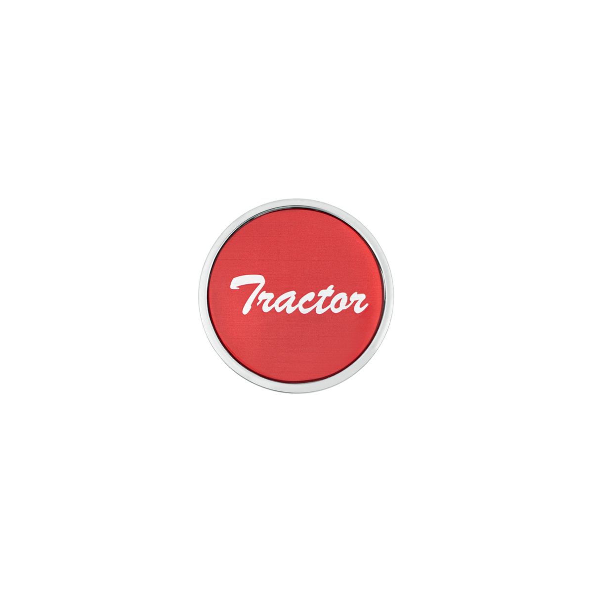 "Tractor" Long Air Valve Knob - Red Glossy Sticker
