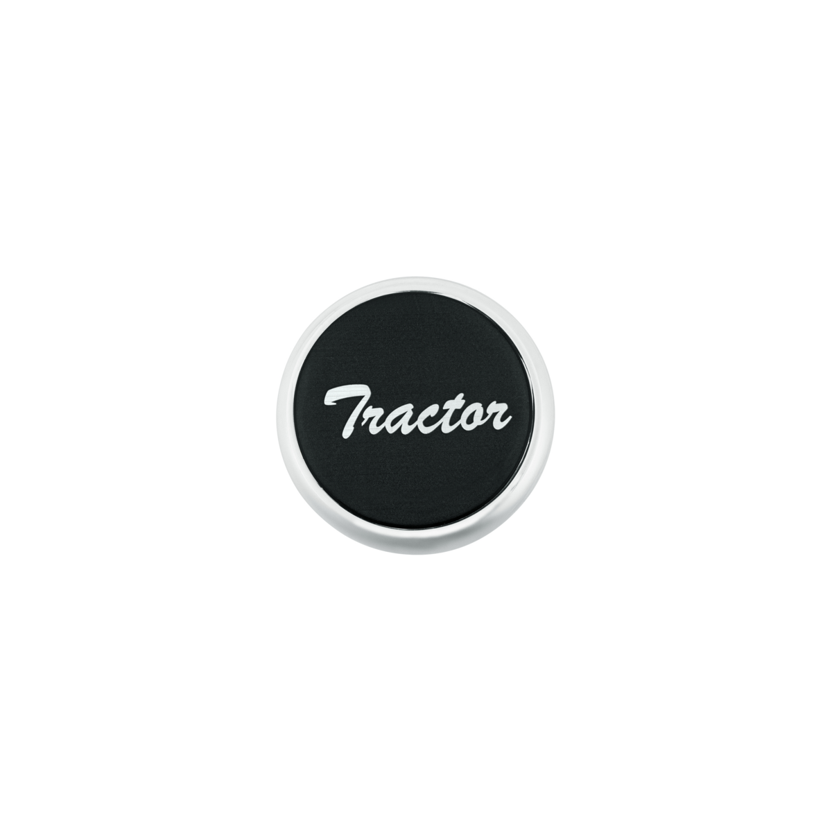 "Tractor" Deluxe Air Valve Knob - Black Glossy Sticker