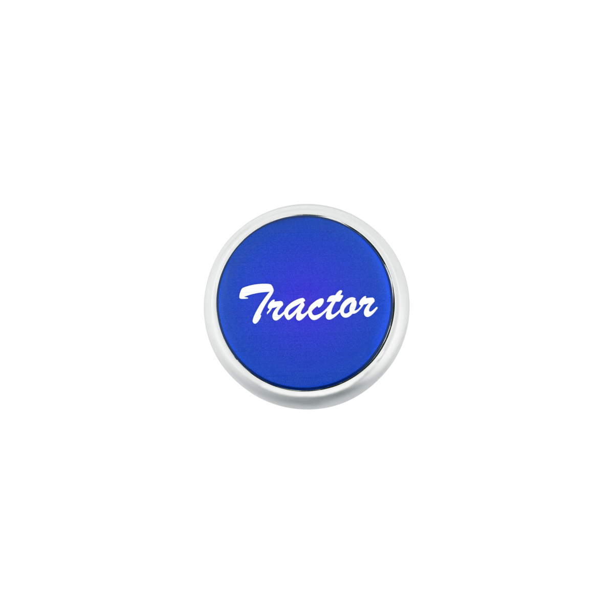 "Tractor" Deluxe Air Valve Knob - Blue Glossy Sticker