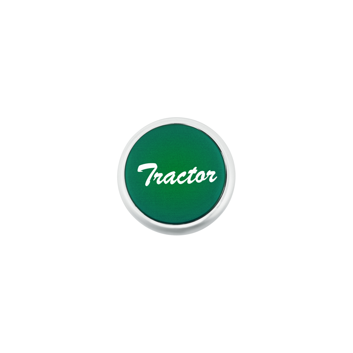"Tractor" Deluxe Air Valve Knob - Green Glossy Sticker