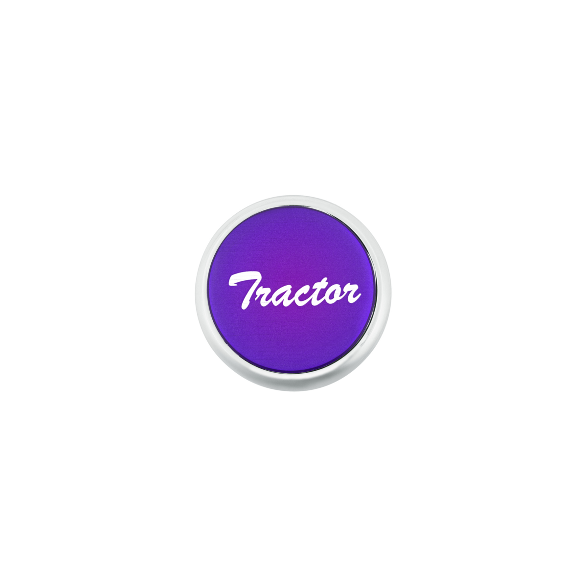 "Tractor" Deluxe Air Valve Knob - Purple Glossy Sticker