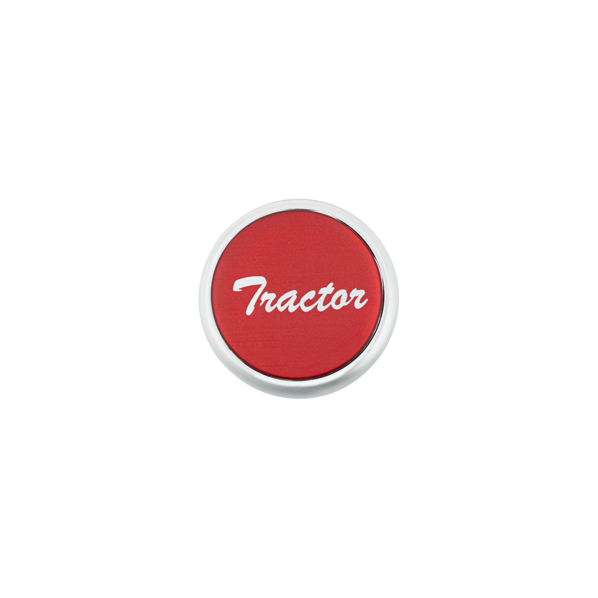 "Tractor" Deluxe Air Valve Knob - Red Glossy Sticker
