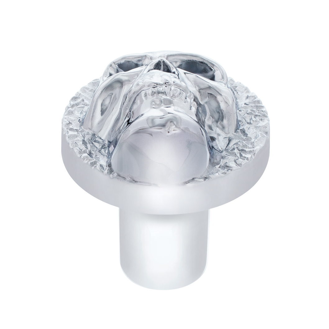 1/2"-13 Thread-On Skull Shift Knob - Chrome