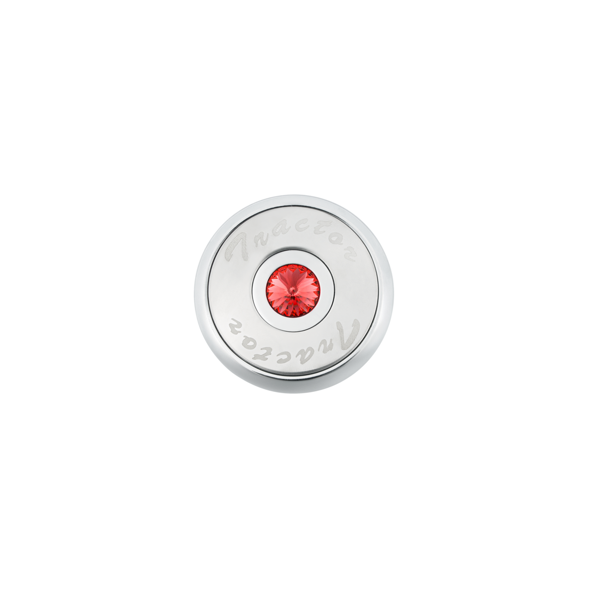 "Tractor" Deluxe Air Valve Knob - Red Crystal