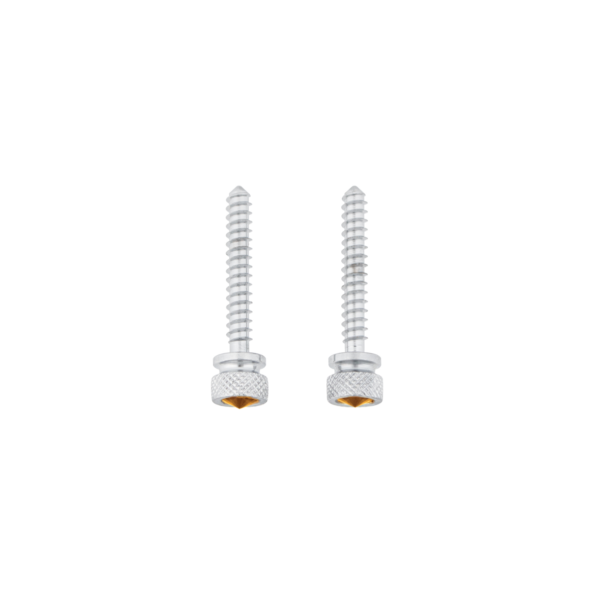 Chrome Long Dash Screw With Copper Crystal For Freightliner (2-Pack)