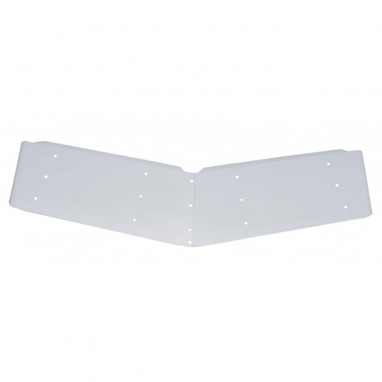 14" Stainless Ultra Cab Drop Sunvisor For 1997-2001 Peterbilt 379