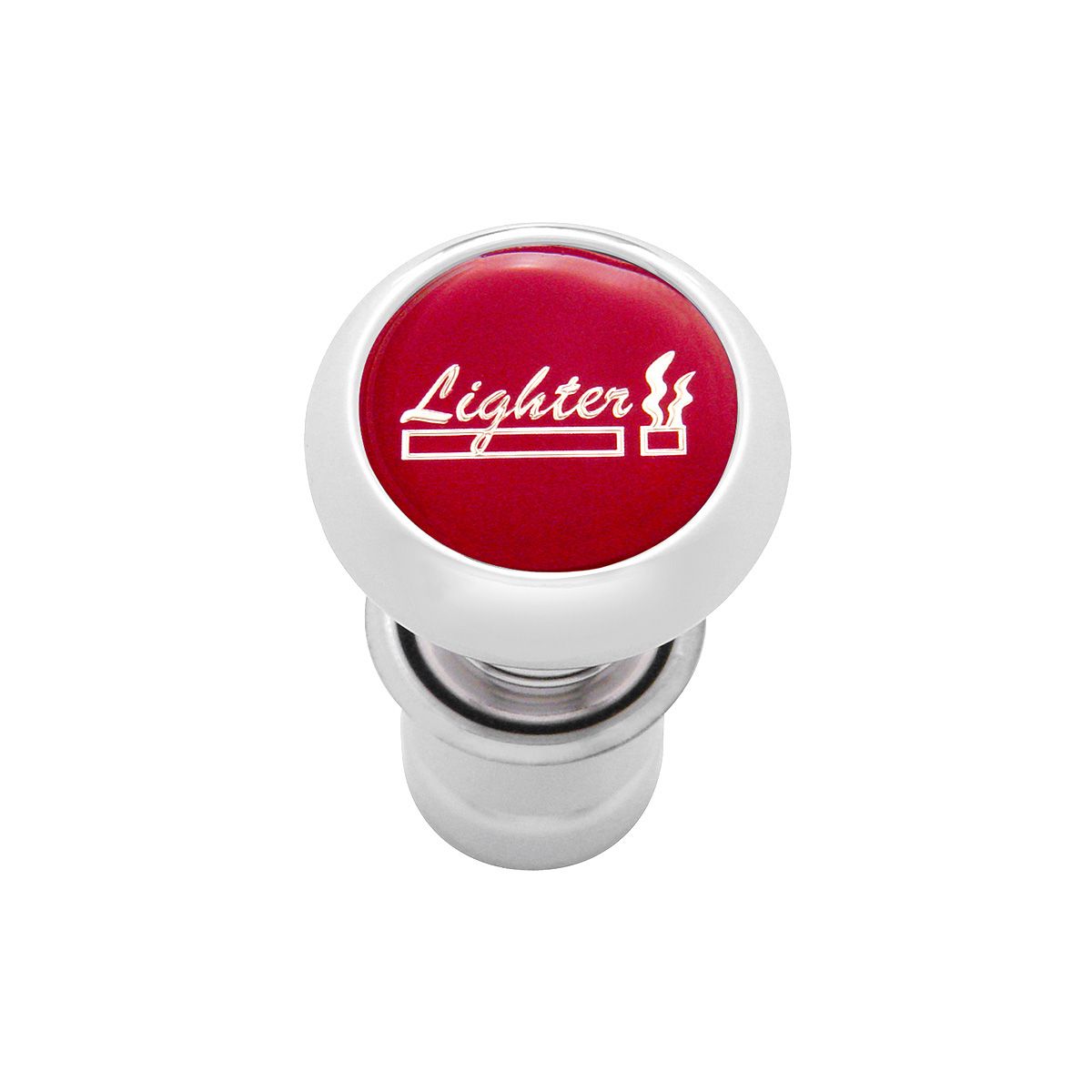 Deluxe Cigarette Lighter - Red Glossy Sticker