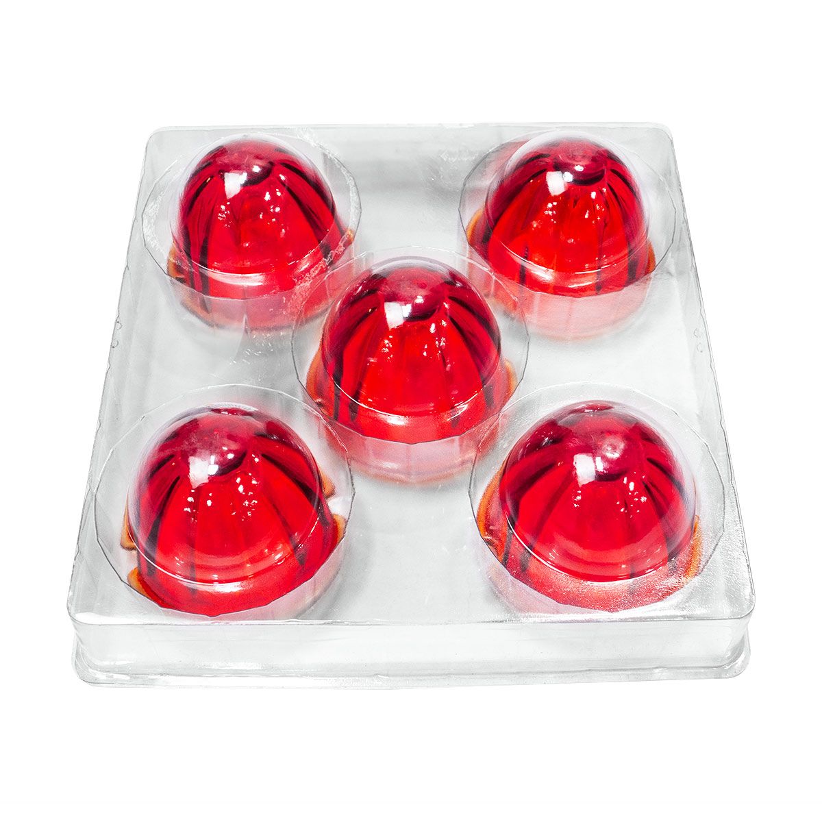 Watermelon Glass Marker Light Lens - Red (5 Pcs)