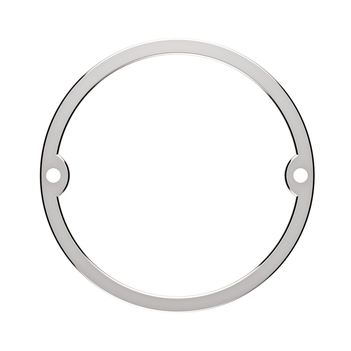 Stainless Steel Low Profile Cab Light Bezel
