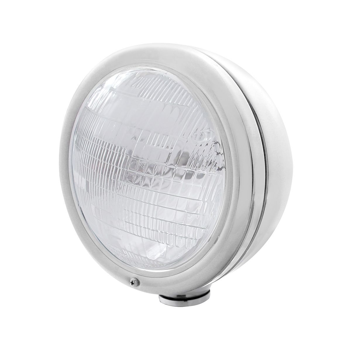Stainless Steel Classic Headlight 6014 Bulb