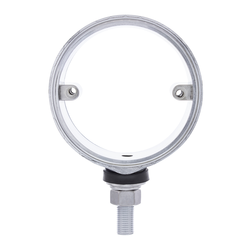 Chrome Die-Cast 3" Double Face Light Housing Only for LED (Bulk)