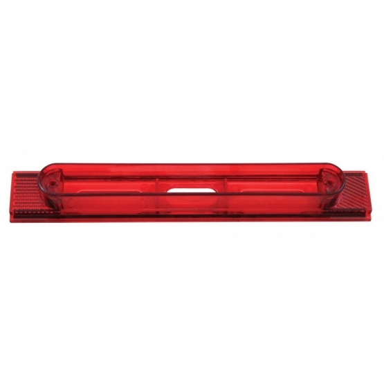 Conspicuity Reflector Plate Light Housing - Red (Bulk) (Each)
