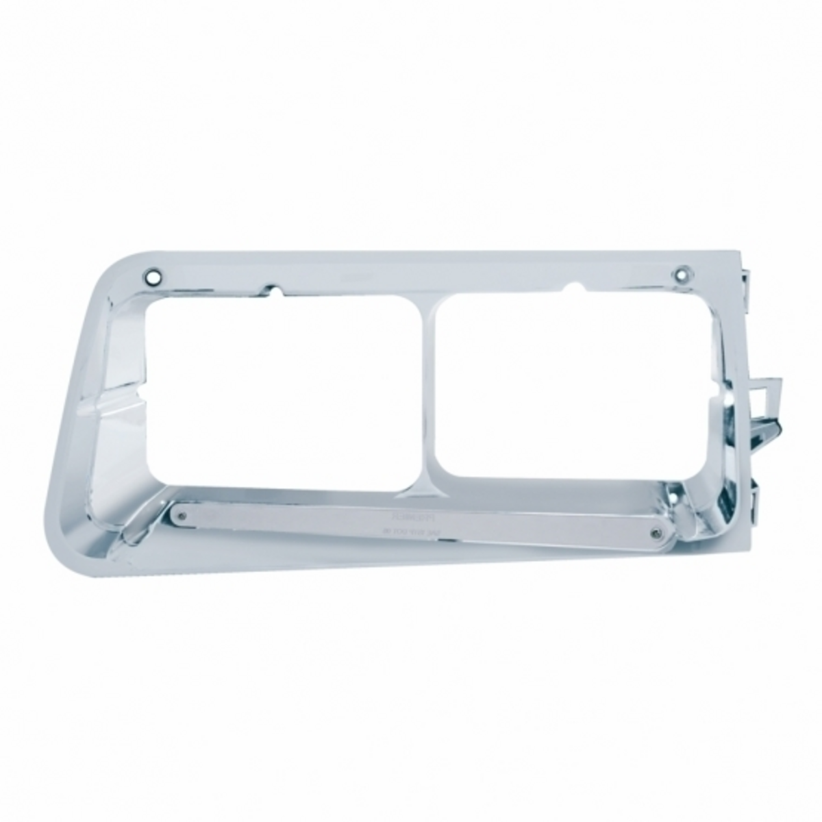 14 LED Headlight Bezel For 1989-2009 Freightliner FLD - Driver - Amber LED/Chrome Lens