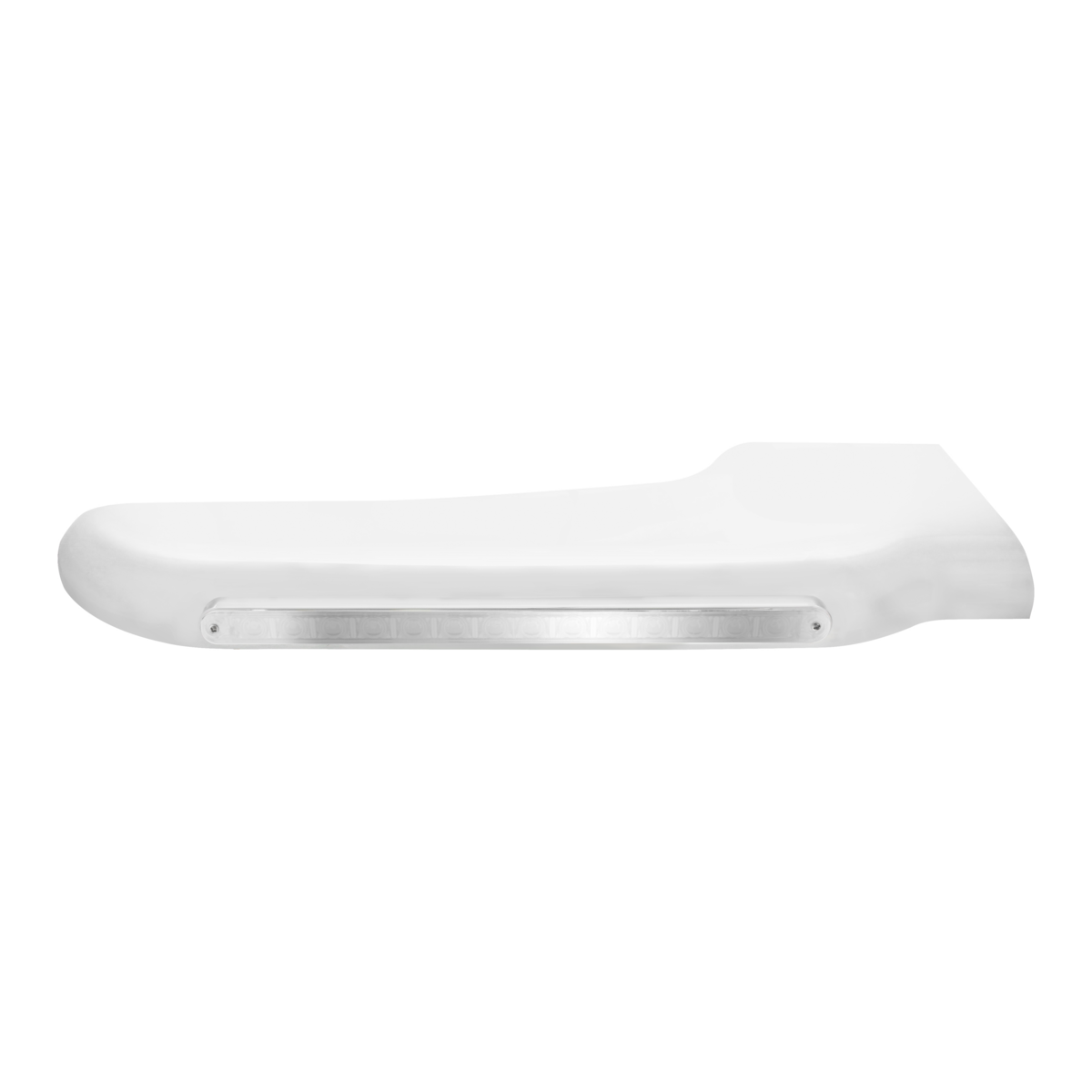 14 Amber LED Front Fender Cover For Peterbilt 388 (2008-2015) & 389 (2008-2023)-Chrome Lens - Passen