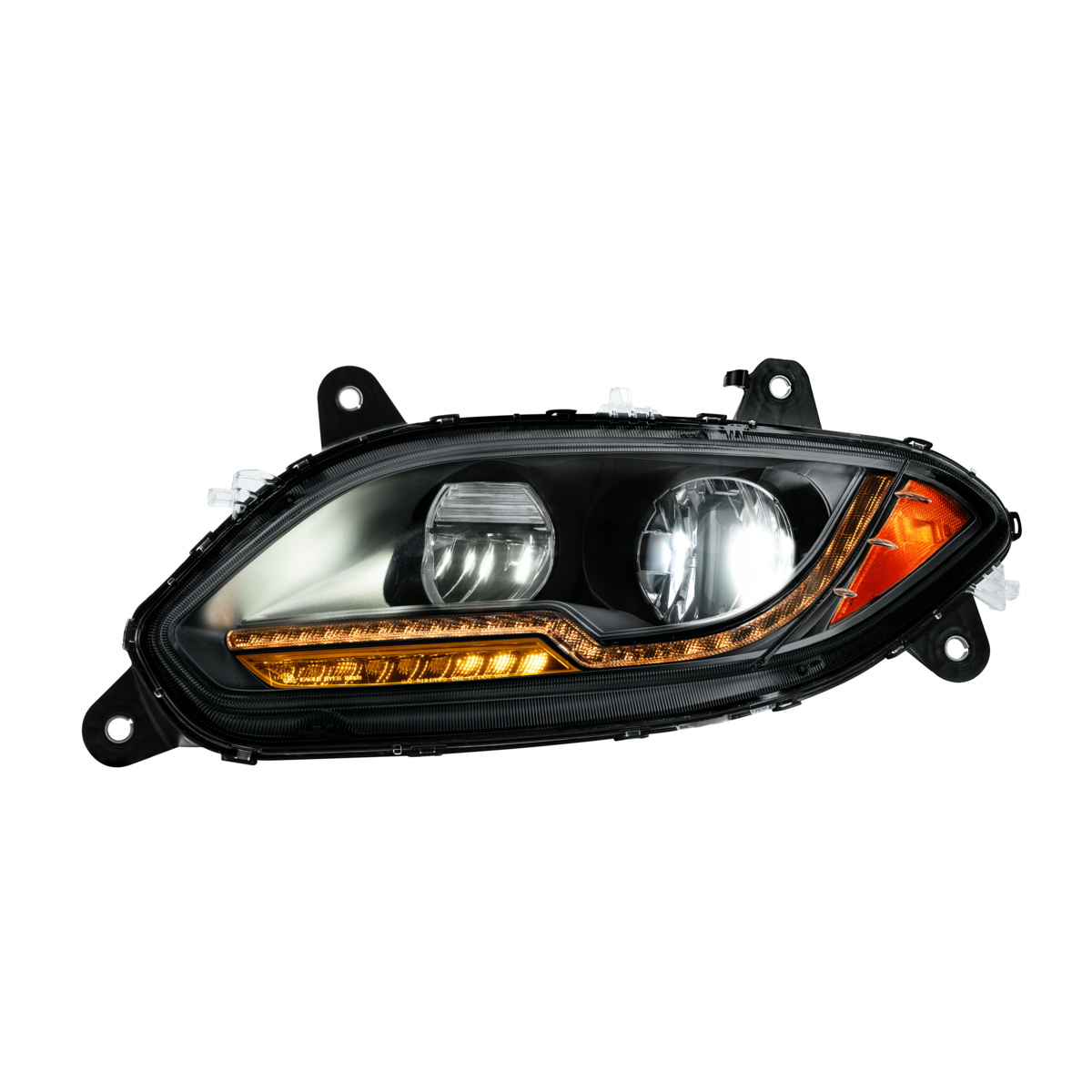 High Power 13 LED Blackout Headlight For 2018-2026 International LT-Driver