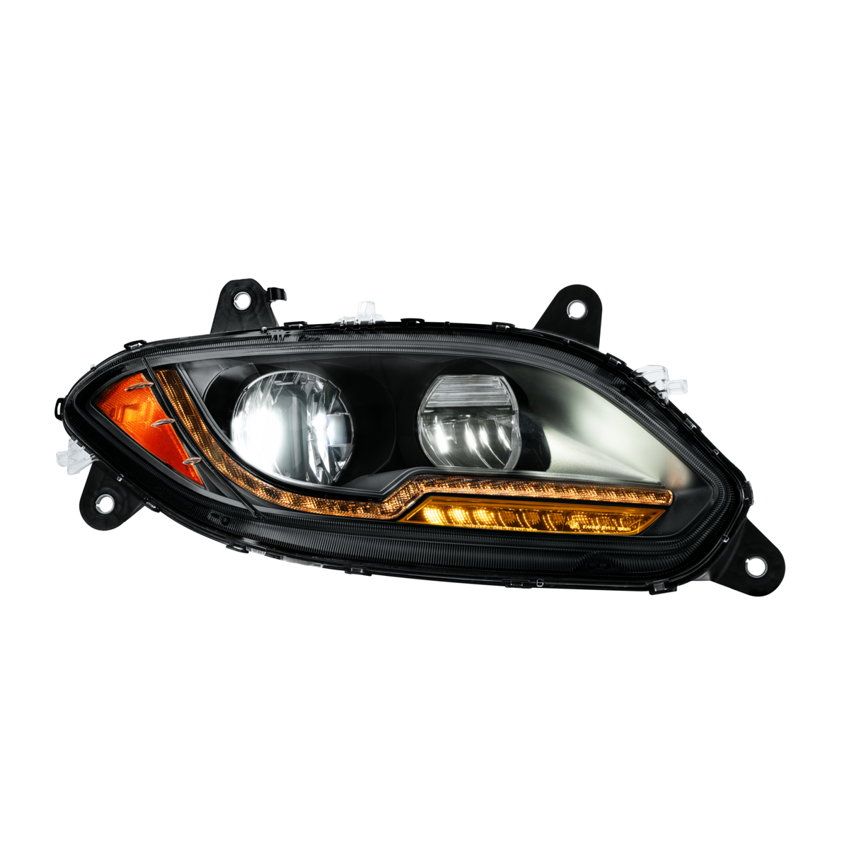 High Power 13 LED Blackout Headlight For 2018-2026 International LT-Passenger