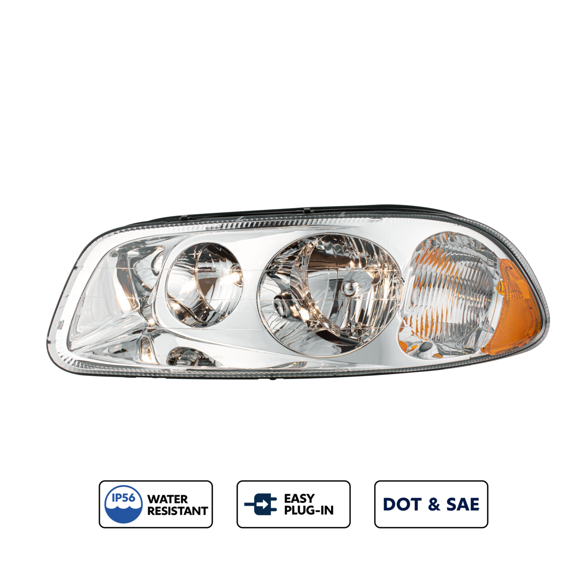 Headlight For 1999-2018 Mack CX Vision-Driver