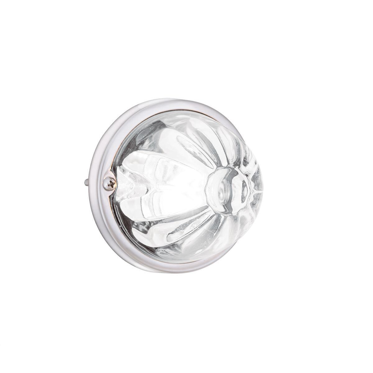 Glass Watermelon Light Kit With 2 LED Light-White LED/Clear Lens