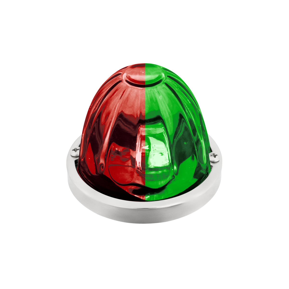 Double Fury 4 LED Glass Watermelon Light Kit-Red & Green LED