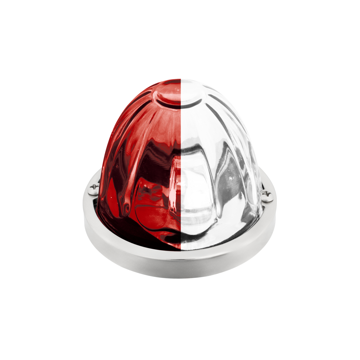 Double Fury 4 LED Glass Watermelon Light Kit-Red & White LED