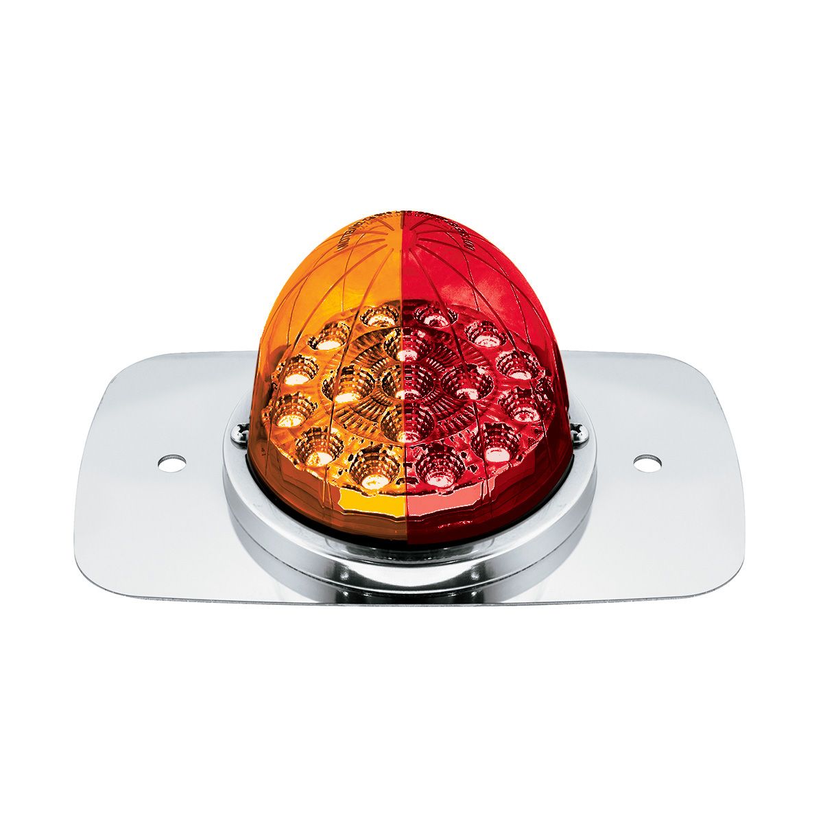 304 SS Turn Signal Light Kit W/ 17 LED Double Fury Watermelon For 2008-2017 FL Cascadia-Amber & Red