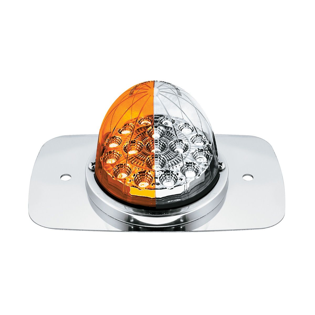 304 SS Turn Signal Light Kit W/ 17 LED Double Fury Watermelon For 2008-2017 FL Cascadia-Amber & Whit